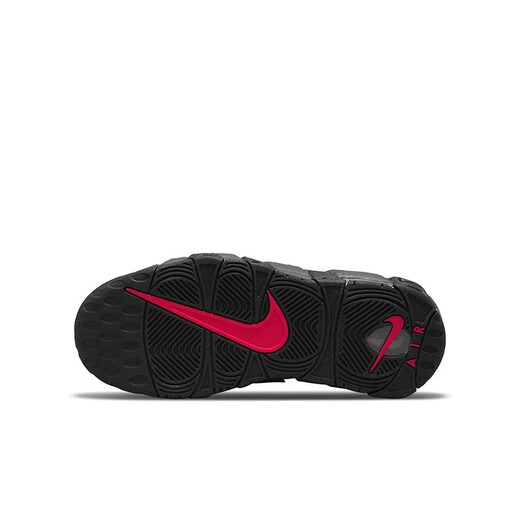 Nike (Nike) Zapatos para mujeres 2025 Summer NUEVO AIR MÁS UPTempo Pippen Shock-Showbing Basketball Zapatos deportivos para niños grandes y zapatos casuales DH9719-200 Negro, blanco y rojo 37.5