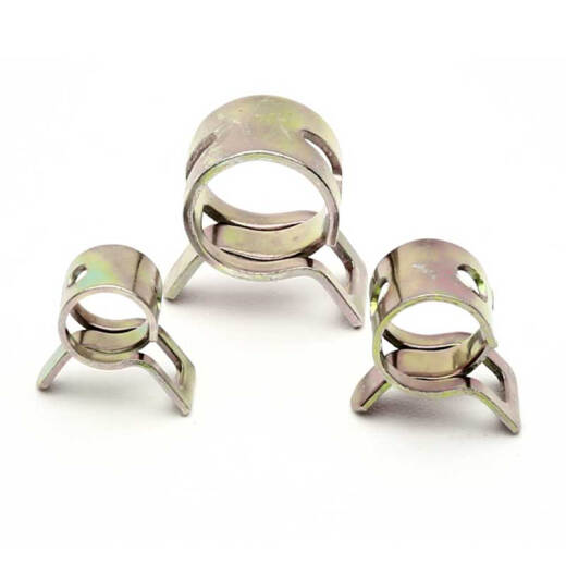Travail féroce Brombille élastique CEinard en acier Couidre à ressort Pince en acier à main Pinche à main tuyau d'eau de tuyau d'huile 65 MANGANEAT ACTEUR CLAMP Q673B Diamètre de l'anneau intérieur 11 mm [20 pièces]