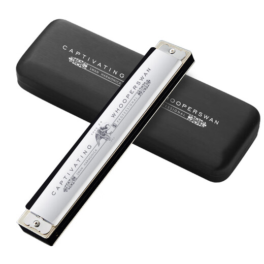 Swan (SWAN) polyphonic harmonica 24-hole beginners advanced adult professional playing instruments season gift Twilight