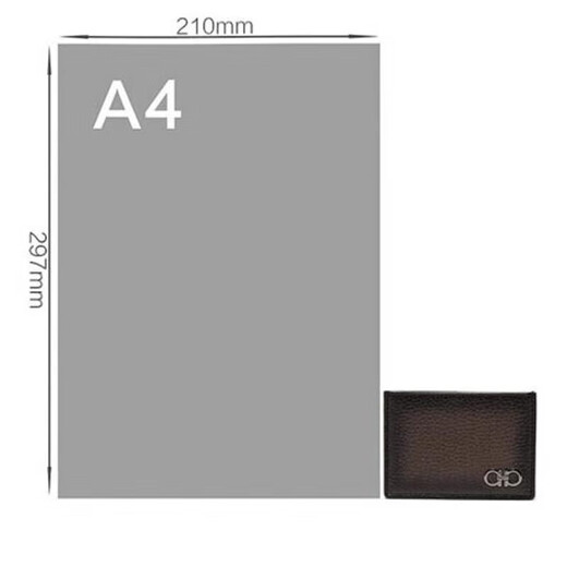 Ferragamo Men's Cowboy Card Bag Card Holder Short Half-fold Wallet Wallet Valentine's Day Gift 66A0750685797