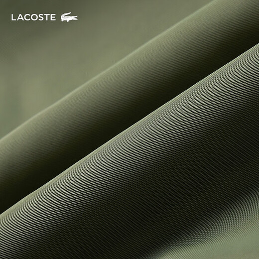 LACOSTE French crocodile women's trendy versatile flight jacket lapel cotton jacket | BF0681 BMY/khaki green M 38 /165