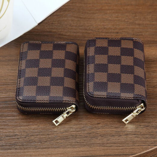 JD Logistics Anti-Degaussing Card Holder Large Capacity Multiple Card Slots Credit Card Document Slots Driver’s License Bank Card Set Card Holder-Brown Windmill-One No Specifications