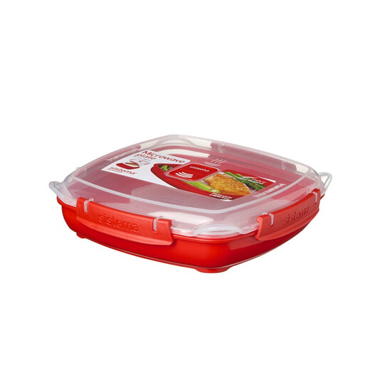 
sistema microwave fresh-keeping box soup soup cup rice bowl noodles bowl round lunch box food imported high temperature resistance microwave medium steaming tray 880ml (1105)