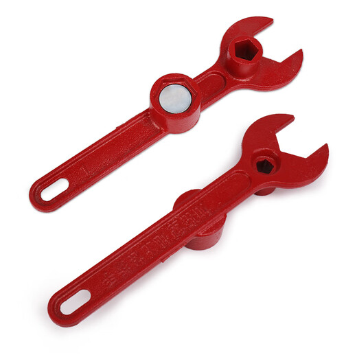 Wrench outdoor fire hydrant wrench above and below ground switch strong magnetic bolt valve universal underground 4 corners 1 meter / free 1 pair of gloves