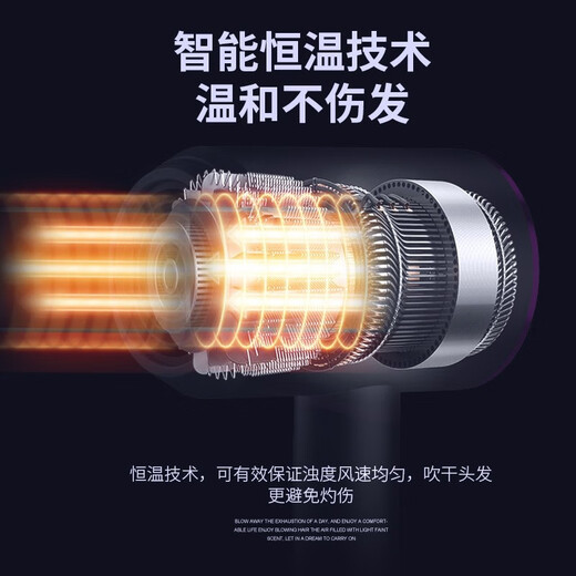 Keqi hair dryer, home water moisturizing negative ion dormitory special 800w small power, compact and portable, constant temperature hair care, does not hurt the power generation, hot and cold wind, strong wind hair dryer, household model 1000W + three-speed adjustment, green