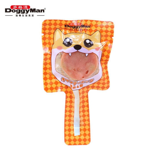 Doggyman New Dog Snacks Lactobacillus Lollipops for Dogs Pet Molar Teeth Cleaning Chews 18g Beef Cheese*12 Count