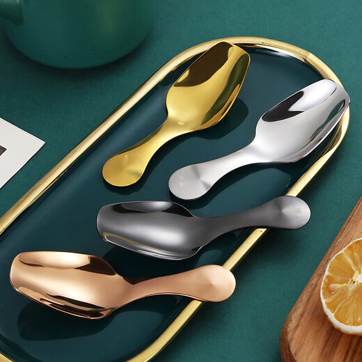 Flying Kitchen tea spoon tea set accessories exquisitely carved metal tea spoon tea shovel 304 stainless steel tea spoon