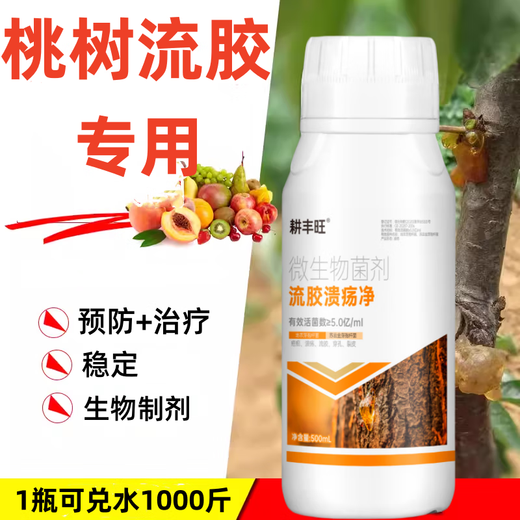 Gengfengwang peach tree gum disease special medicine peach tree gum disease one spray to clear peach tree scab disease perforation canker peach tree gum disease medicine 100ml (can be mixed with 200 Jin Jin equal to 0.5 kg of water)