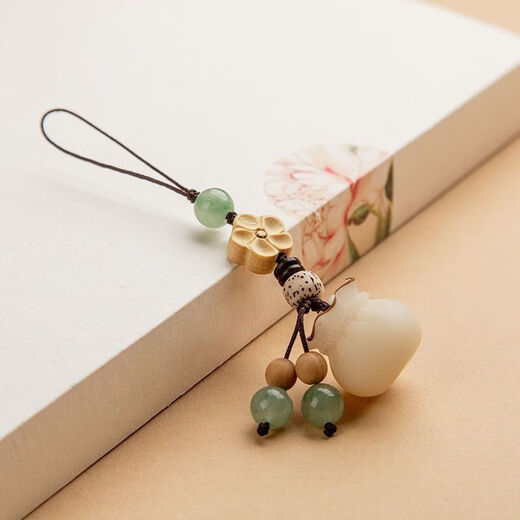 Bolsa de dinero de Bodhi creativo a mano Cadena de telefonía móvil PARE CHAK CHAK CHASE RECTURA Riqueza, bendición, auspicioso regalo de dinero colgante Bag Blossom - 1 pieza 1