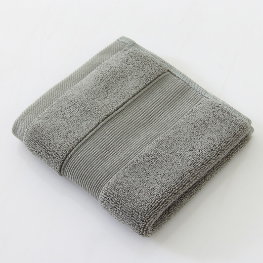 Full strength wide satin thickened imported and exported pure cotton towels custom logo solid color absorbent towels face towels high-end hotel towels can be customized white towels 160g (75*35)