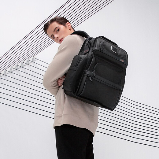TUMI New Year's Valentine's Day gift ALPHA men's business travel high-end backpack 02603580D3 black