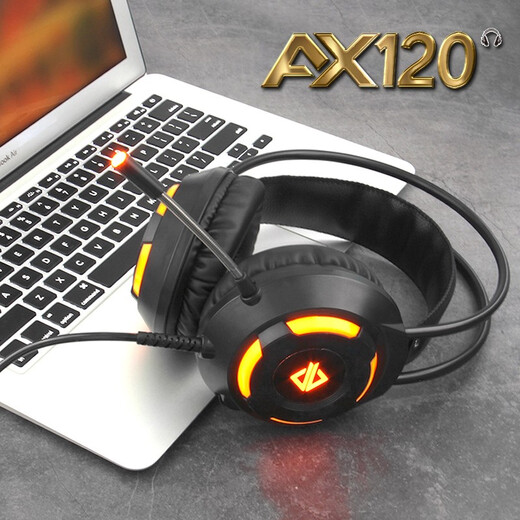 AJAZZ mechanical keyboard and mouse set e-sports three-piece set headphones chicken-eating macro gaming computer laptop desktop luminous peripheral mechanical keyboard and mouse set