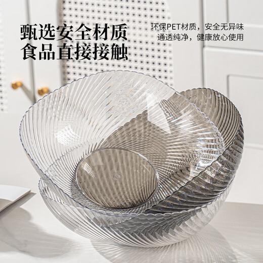 CAIZHI Fruit Plate Home Living Room Candy Nut Snacks Dried Fruit Storage Ming Fruit Plate Two Pack CZ6903