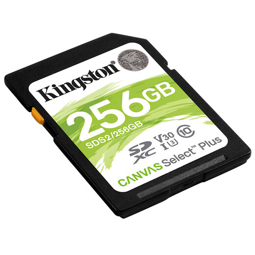 金士顿（Kingston）256GB SD存储卡 U3 V30 相机内存卡 sd卡大卡 支持4K 高速连拍 读速100MB/s 写速85MB/s