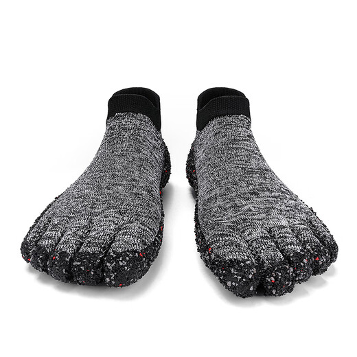 CDAC yoga five-finger shoes for women, indoor skipping rope, Pilates, barefoot comprehensive training, home thumb separation, fitness and sports for men 22098 gray split toe model, partial size 40