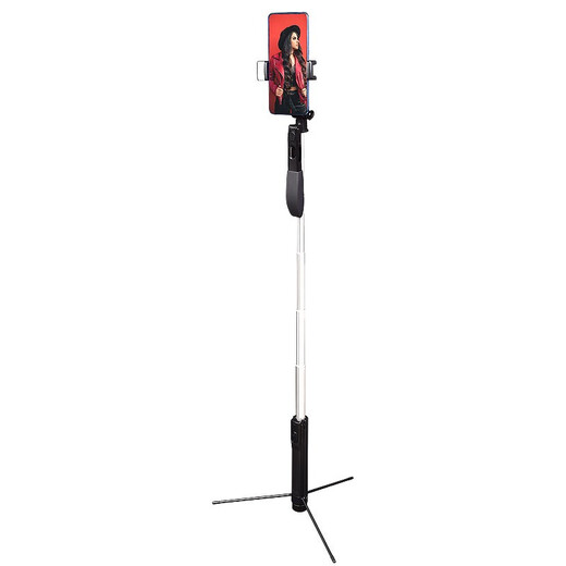 Thysent Anti-Shake Floor Stand Selfie Stick Füllfüllungsleuchte Drei-in-One