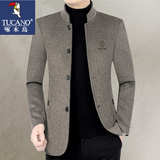 Woodpecker (Tucano) 2024 Veste en laine neuve d'automne pour hommes printemps d'âge moyen et de style automne