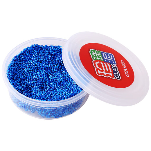 【7成新】得力(deli)15g珍珠泥套装 雪花泥 超轻粘土彩泥 盒装珍珠泥67808