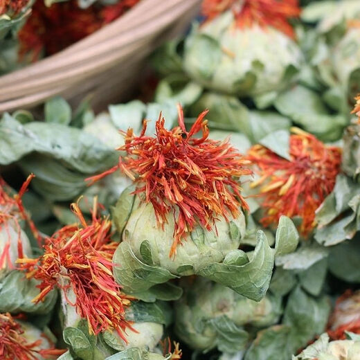 文枝西藏藏红花红花果泡水红花茶红花头茶整朵500克(一斤) 西藏红花果500克特价