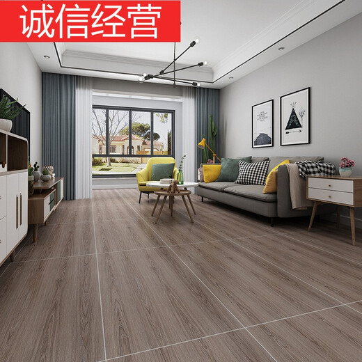 佛山批发木纹砖大板600x1200客厅防滑砖精雕岩板仿实木纹瓷砖 12605 600*1200MM