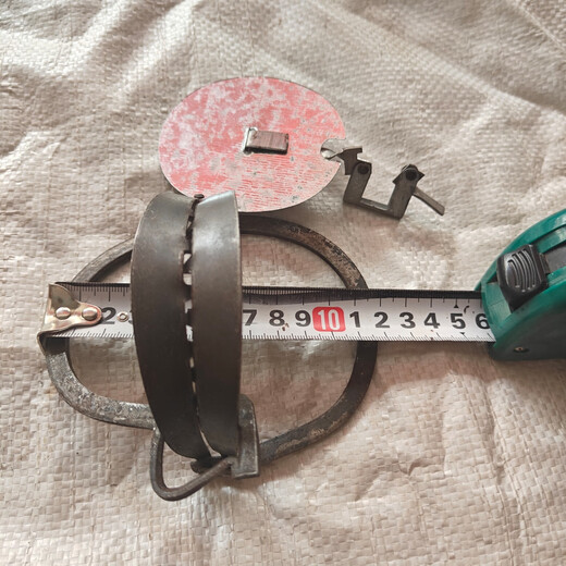 Guangxi guy. Outdoor spring tooth round new iron clip 5 pieces (send rope) 12 cm diameter (5 pieces) with plate