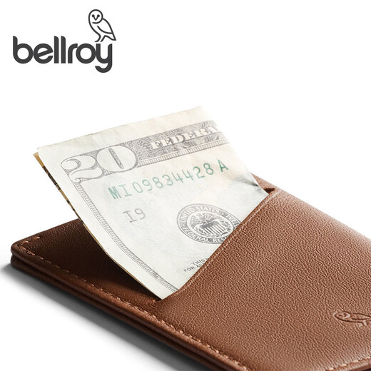 Bellroy澳洲 Card Sleeve春季新款纤巧卡包超简约高级商务钱包名片夹 榛果棕V2版