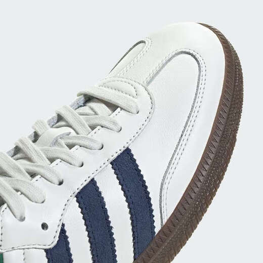 Adidas Clover Shoes Men's Shoes Women's Shoes Summer New SAMBA Low-top Cushioning Sports Shoes Lightweight Breathable Casual Shoes IH4882 White/Green/Dark Blue 40.5