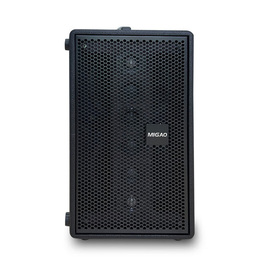 Migo A9 Audio New Outdoor Roadshow Guitar Playing and Singing Karaoke Electric Blowpipe Saxophone Live Broadcast Speaker High Power 320 Watts Package 2 Lithium Battery Speaker + Dual Microphones + Stand