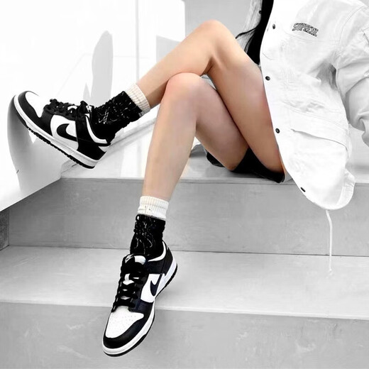 耐克（NIKE）【潮】男鞋女鞋新款dunk sb low低帮黑白熊猫运动休闲百搭板鞋 CW1590-100/DD1391-100 39