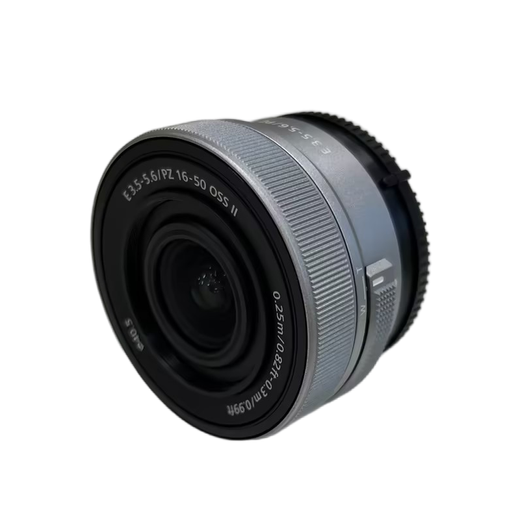 Sony (SONY) APS-C half-frame standard zoom lens E-mount zoom lens landscape portrait travel snapshot home use 16-50 second generation silver (disassembled version)