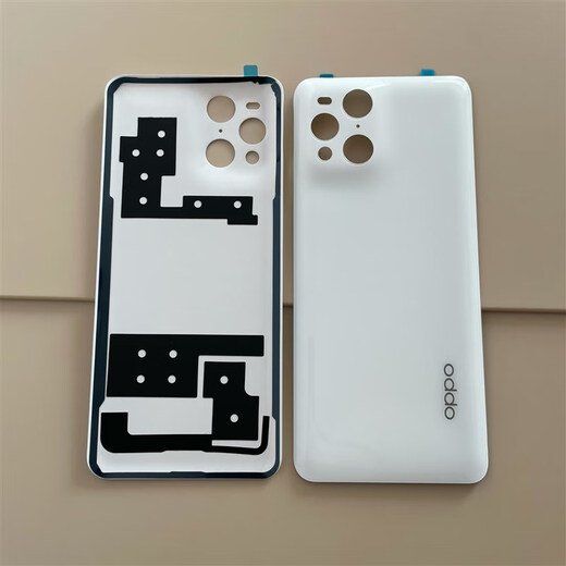 Suitable for oppo findx3 back cover original Findx3pro mobile phone battery cover back shell glass FINDX3 back screen Findx3/x3pro blue with adhesive + heat dissipation