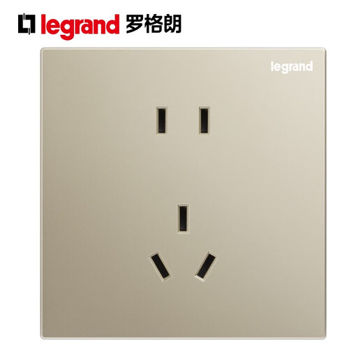 Panel de zócalo de interruptor de legrand Yijing Milán Gold Five Hole con Housevolio USB 86 Tipo de doble control de la pared enchufe de cinco hoyos