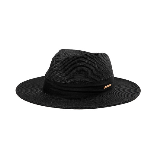 Siggi Strohhut Männer Sommer Gentleman Casual Beach Trend Hut großer Kopfumfang Sonnenhut Sonnenschutzhut