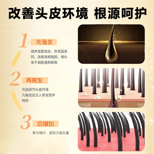 南京同仁堂防脱育发洗发水生姜头发增防脱发控油蓬松草本老姜王固发养发508g