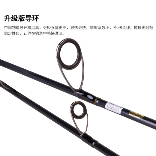 Daiwa Crossfire Crossfire CS Luya-Stange mit einer geneigten Mund-Bass-Pferdestange Far-Drop Leichte Fischereistange 2,1 Meter 702 ms CS Gerade Griff zwei Abschnitte