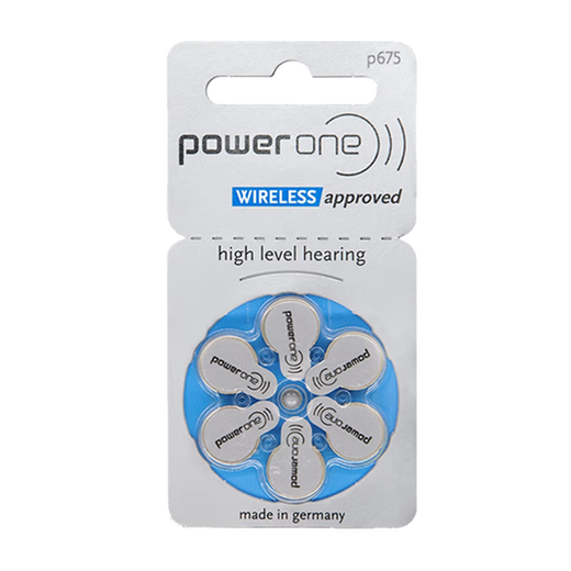 德国Powerone P10/P13/P312/P675号 原装进口助听器电池 适用峰力西门子 P10(5版*6粒）