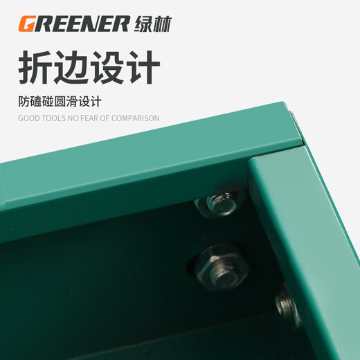 GREENER Tool Cart Trolley Auto Repair Tool Box Three-Layer Shelves Multi-Function Parts Cart Mobile Tool Cabinet Upgraded Thickened Parts Cart Green