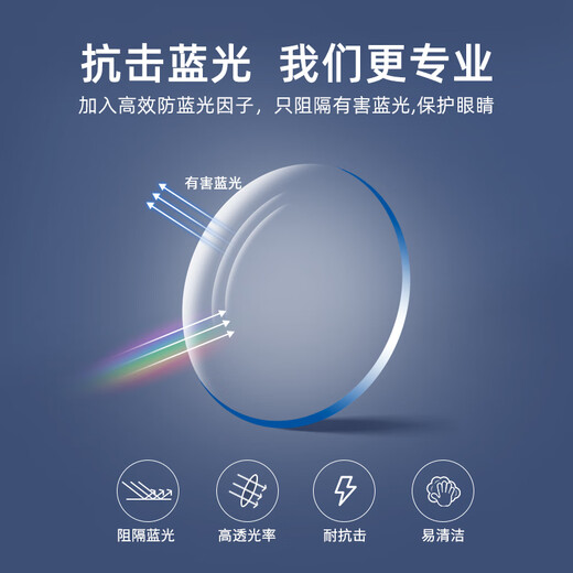 VGO anti-blue light glasses, anti-radiation glasses, 98% men's and women's goggles, titanium frame, 0 degree no degree flat frame