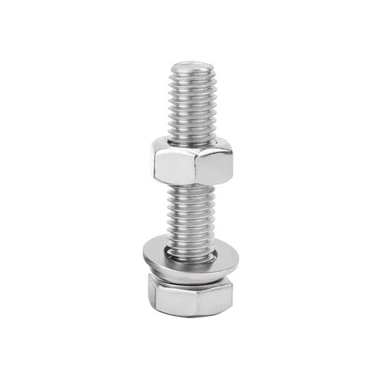 Jinchao A4-80 Jinchao 316L stainless steel external hexagonal screws and nuts set complete combination bolts and nuts M6-M20 M20*100 (1 set)