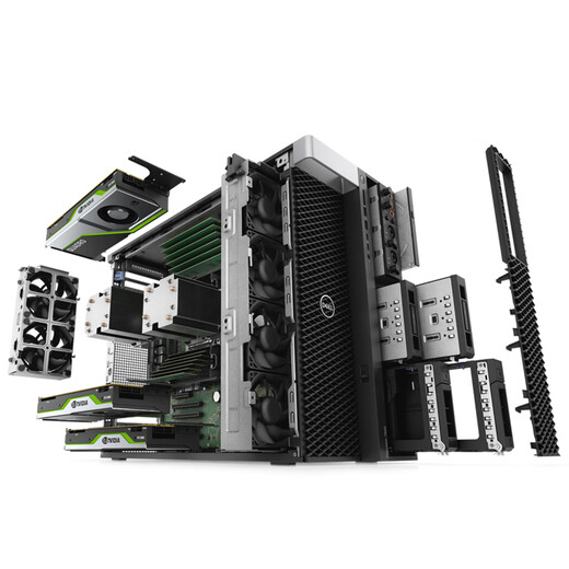 戴尔（DELL）Precision T7920 图形工作站台式电脑主机 deepseek AI人工智能 GPU深度学习高性能服务器定制 2颗6230R 52核2.1/128G/1T/8T RTX509