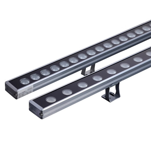 FuLuodi led wall washer outdoor waterproof indoor wedding spotlight outdoor sign exterior wall bridge lighting 24v 24W-24V one meter warm white light