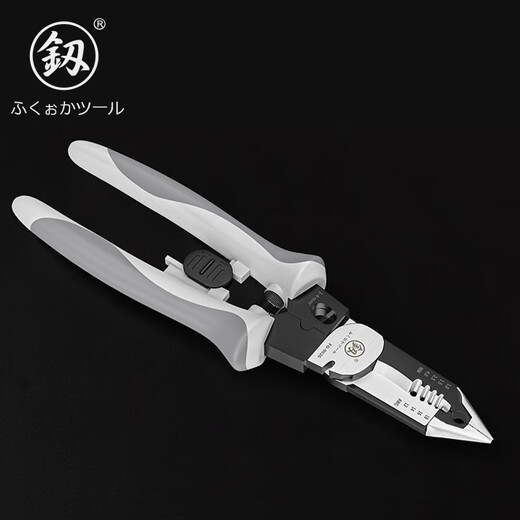 Fukuoka Tools electrician comprehensive multi-functional pliers wire stripping pliers needle nose pliers cutting industrial grade seven-in-one
