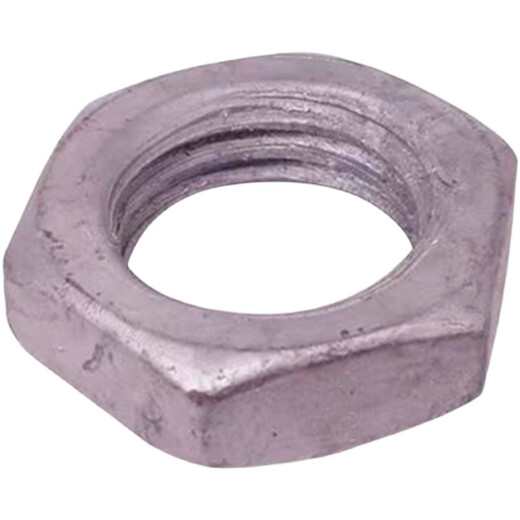 Huilid National Standard Hot-dip galvanized hexagon thin nut GB6172 Hot-dip galvanized flat nut M12-M64 nuts are available in stock M16 (100 pieces)