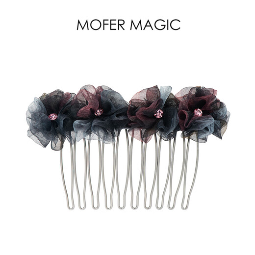 MoferMagic Elegant Hair Comb Hairpin Ancient Style Women's Versatile Style Broken Hair Comb Insert Hair Fork Hair Twist Headwear Bangs Comb Elegant Blue