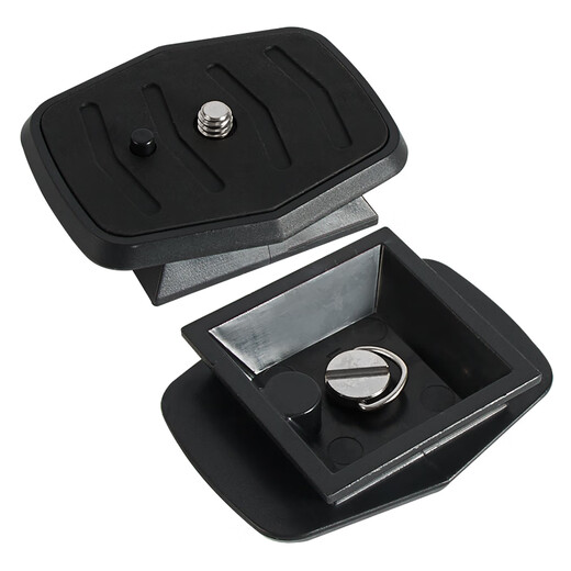 Zhizhou Adecuado para yunteng Tablero de instalación rápida VCT-668RM 668 690 590 688 888 Trípode Gimbal Tablero de información rápida Tablero de instalación rápida + Clip de teléfono móvil