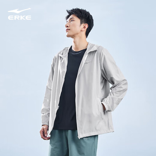 Hongxing Erke Outdoor Dünne Mantel Sonnenschutzkleidung UPF50+ Herren Sommer -Hautmantel Herrenfischereianzug