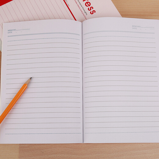 JIANKE soft-surface copy A5/B5/A4 office business notebook work meeting notepad meeting book soft copy A5-100 pages (5 sets) NO674