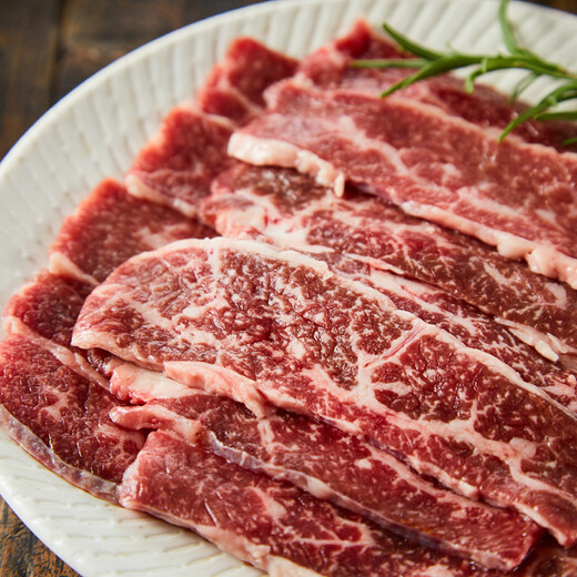 Tianpu Leshi Australian original cut M3 snowflake barbecue slices 200g grain-fed Angus beef slices barbecue fresh imported fat beef slices