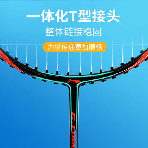 李宁（LI-NING）羽毛球拍中杆碳素280碳复合对拍AYPV069-22 (穿线含羽毛球手胶）