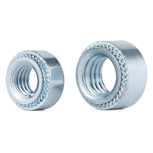 JINGGONG pressure rivet nut galvanized pressure plate nut pressure piece s-m2m3m4m5-0m6-1m8-2m10m12 S-M6-1.8 (100 pieces) Plate thickness 1.9mm